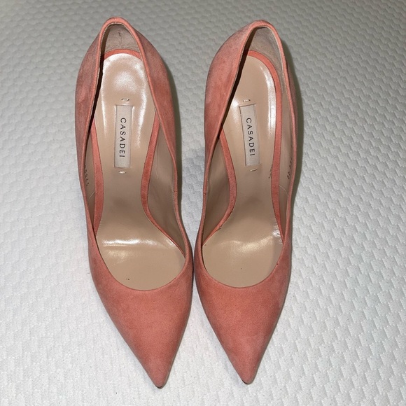 Casadei Blade techno decollete peach/light pink pumps - Picture 2 of 13
